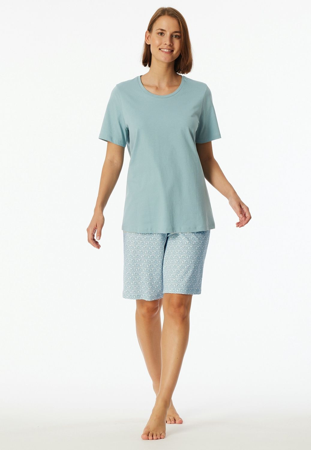 Pyjama korte mouw 181247 - mineral green