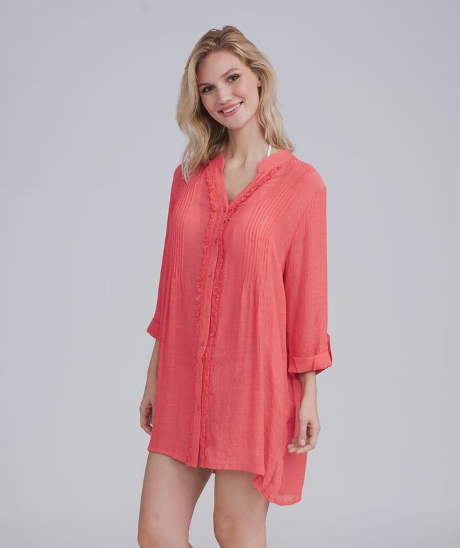 Reeva Beach Dress - salmon