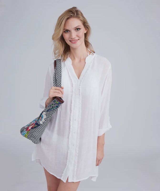Reeva Beach Dress - wit