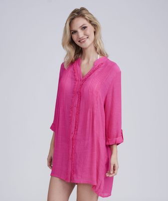 Reeva Beach Dress - hot pink