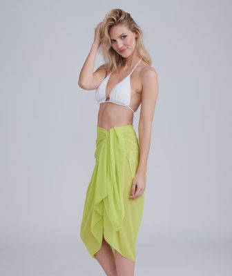 San Remo Sarong - lime