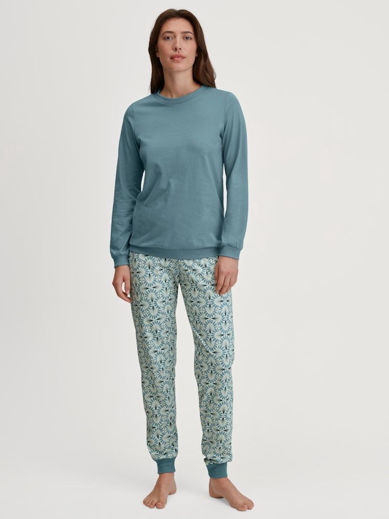 Pyjama met lange mouw 46554 - smoke blue