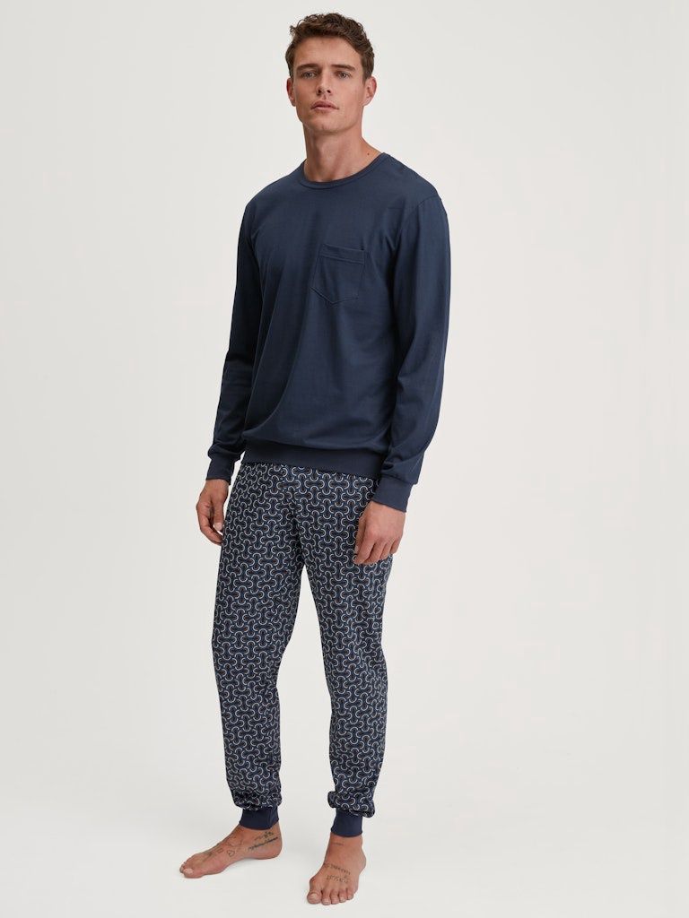 Pyjama met boorden 47587 - coastal