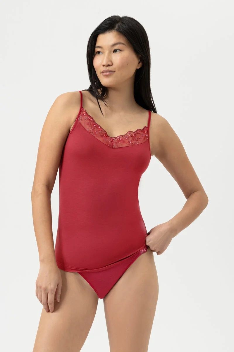 Spaghetti Top Delighted 45228 - gala red