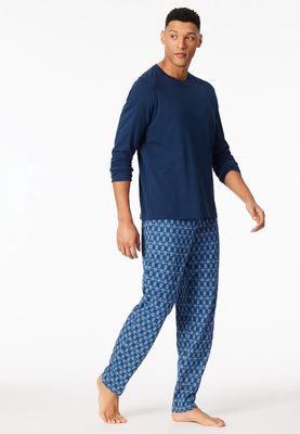 Pyjama lange mouw 180249 - donkerblauw Pyjama lange mouw 180249 - donkerblauw