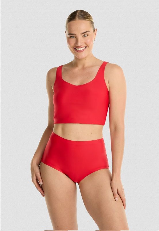 Maxi met kant Secrets 31758 - rood