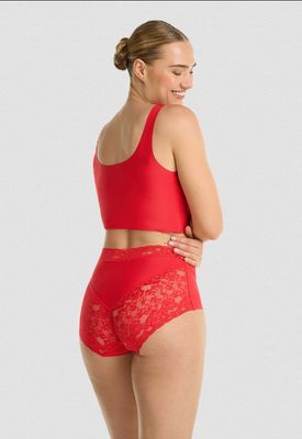 Maxi met kant Secrets 31758 - rood