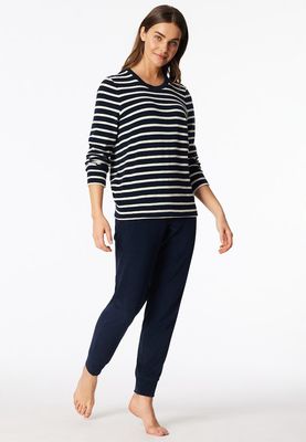 Badstof pyjama 181968 - blauw