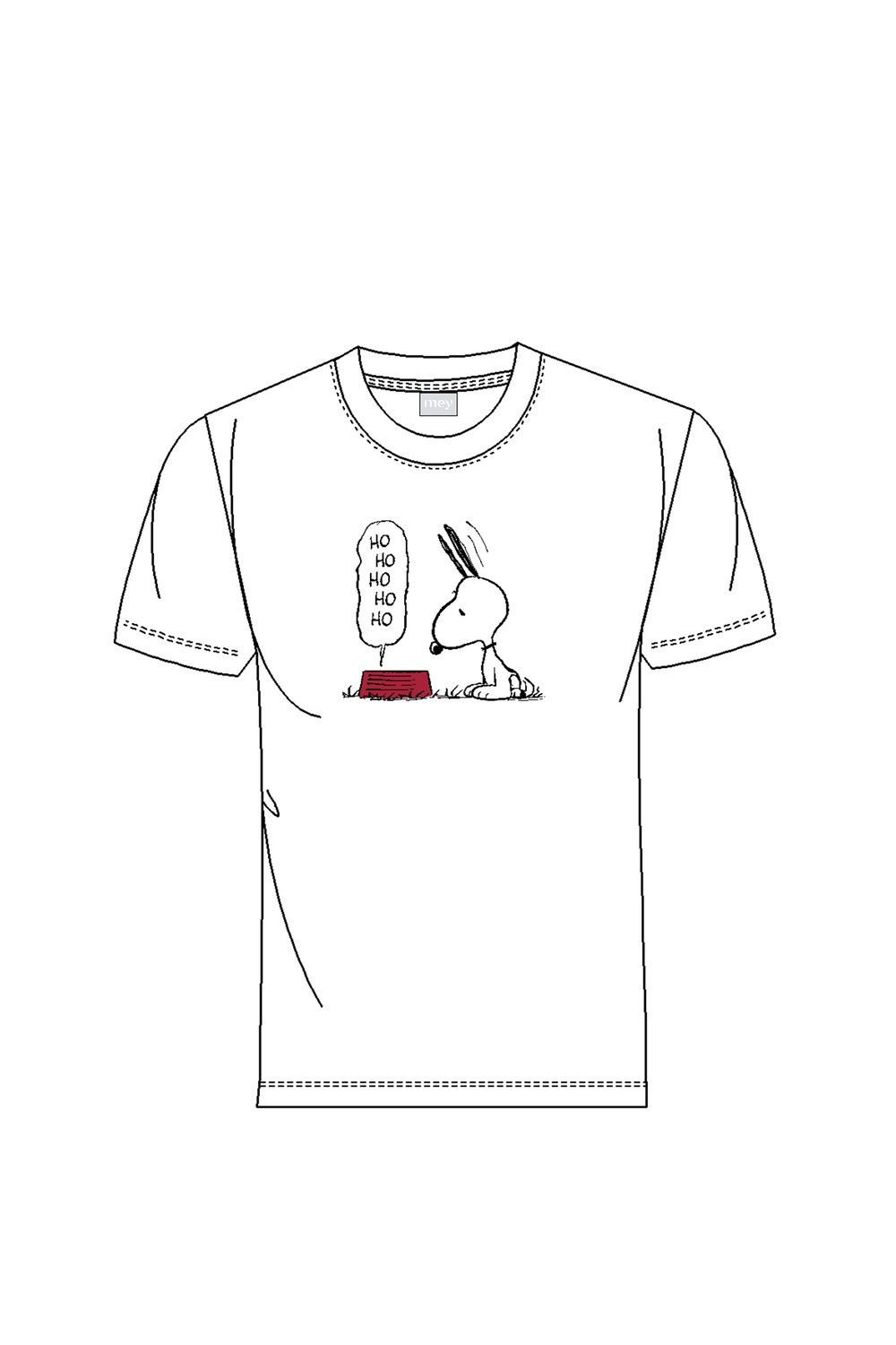 T-shirt Snoopy 2210026 - wit