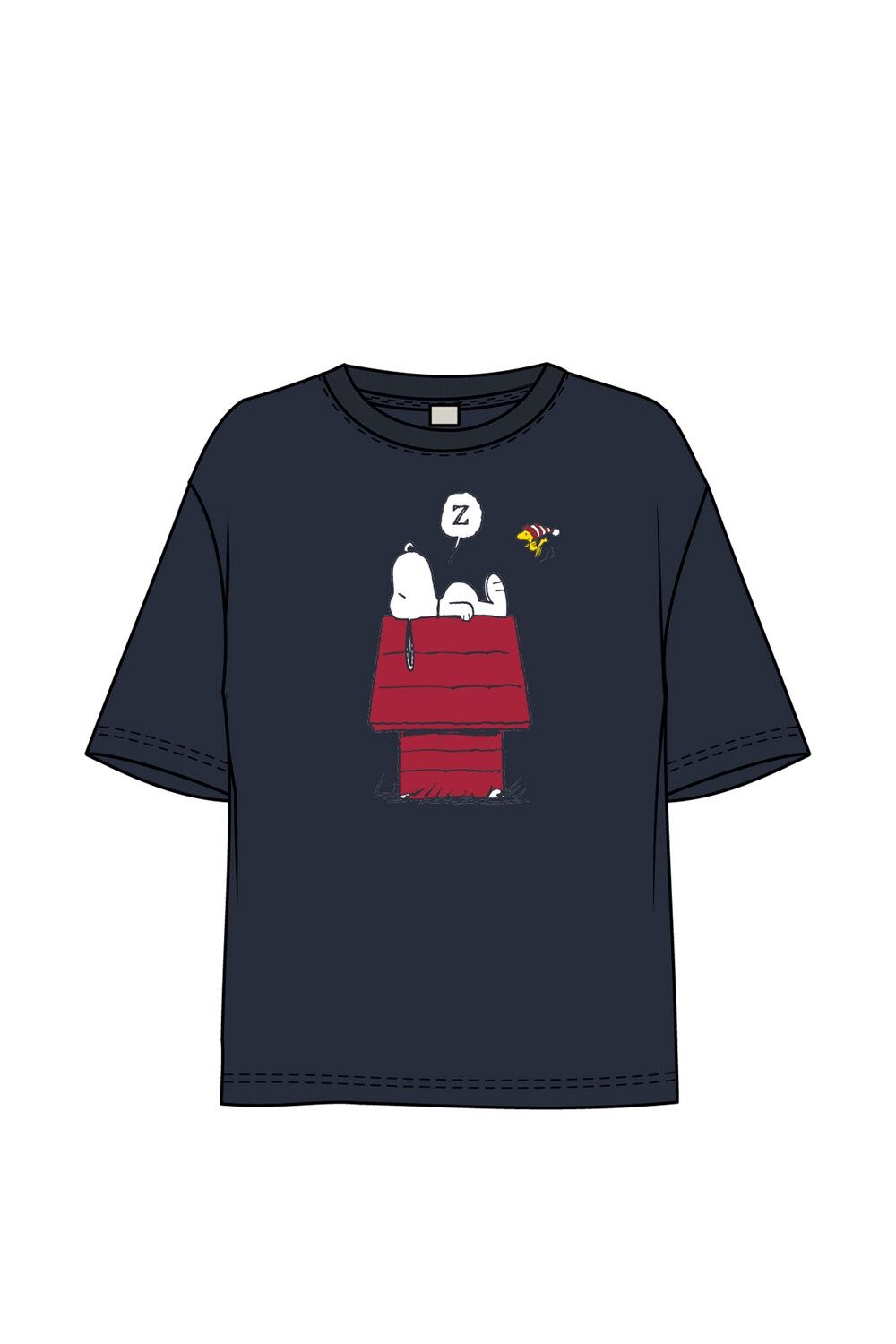 T-shirt Snoopy 1210105 - blauw