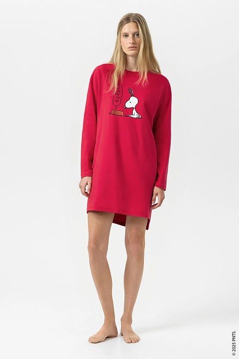 Nachthemd Snoopy 1230114 - rood