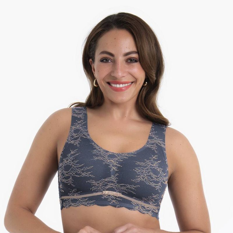 Bralette Essentials Lace 5400 - grey rose