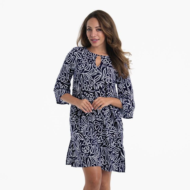 Tuniek Salla 8134 - navy/white