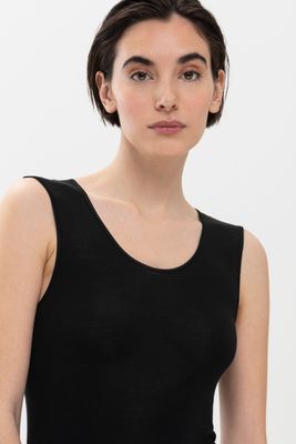 Hemd Wool &amp; Silk 66575 - zwart