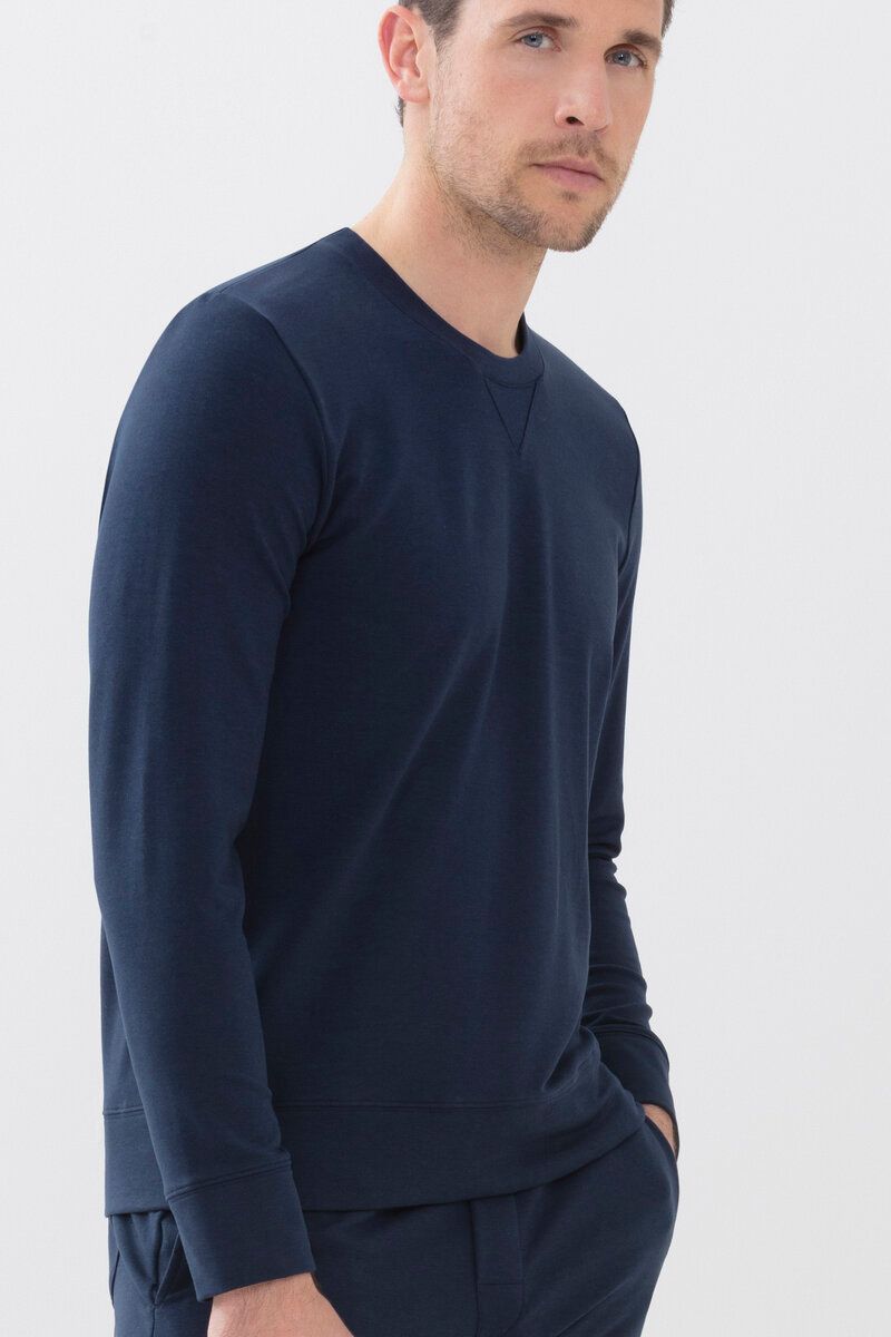 Homewear Enjoy sweater 36048 - donkerblauw