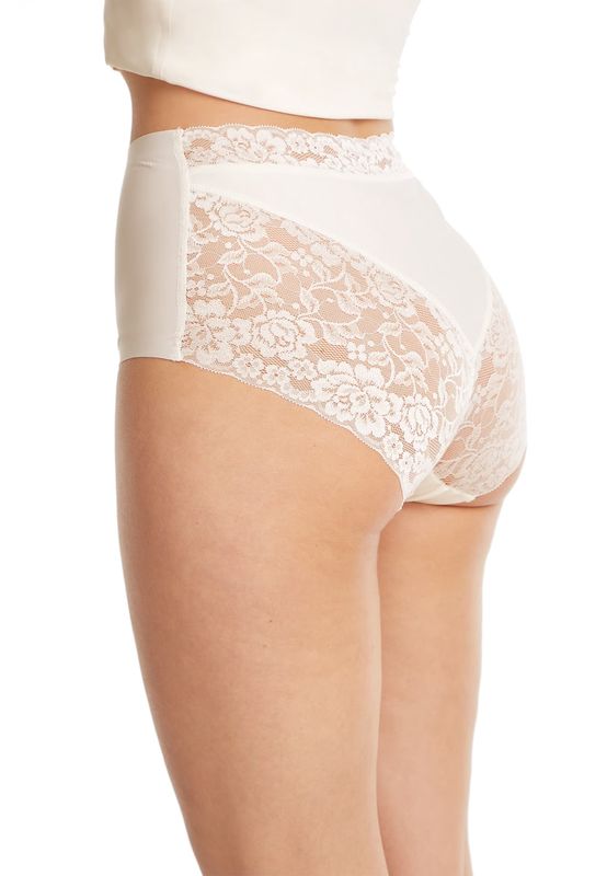 Maxi met kant Secrets 31758 - offwhite