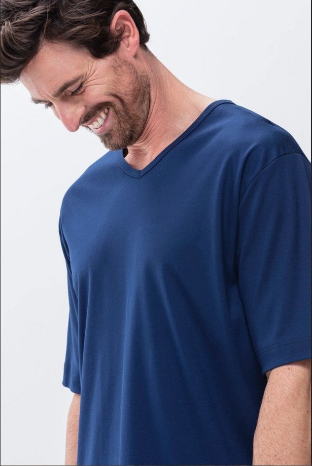 Shirt korte mouw Mix &amp; Match Melton 20710 - donkerblauw