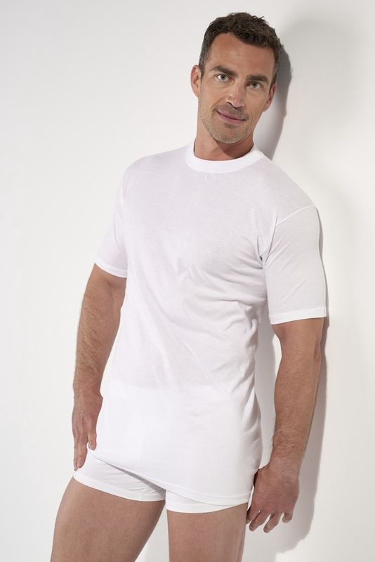 T-Shirt hoge boord Harro 405508 - wit