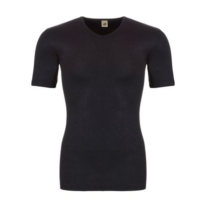 Thermo T-shirt v-hals Heren 30244 - zwart Thermo T-shirt v-hals Heren 30244 - zwart