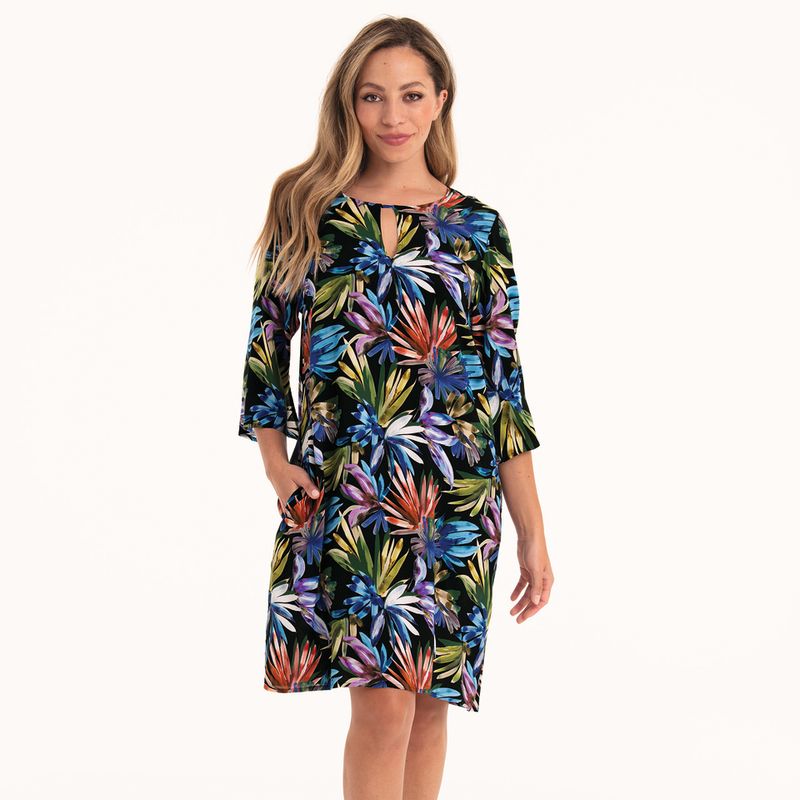 Tuniek Night Flowers 8617 - agave Tuniek Night Flowers 8617 - agave