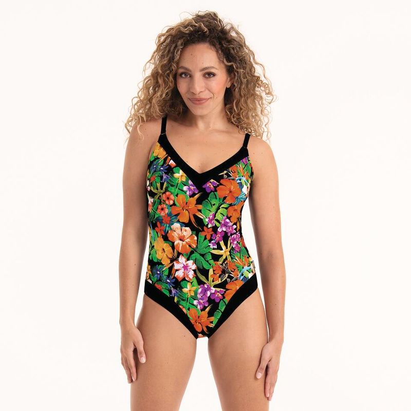 Badpak Wild Garden 7735 - zwart Badpak Wild Garden 7735 - zwart