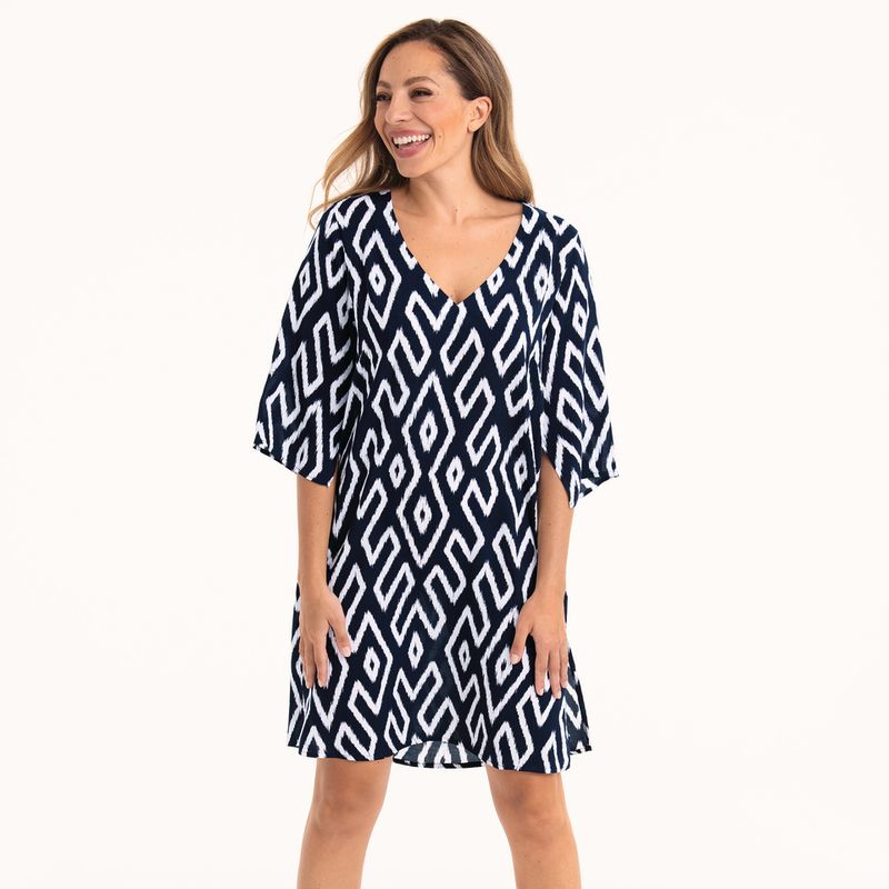 Tuniek Tribal Monotones 8625 - donkerblauw Tuniek Tribal Monotones 8625 - donkerblauw