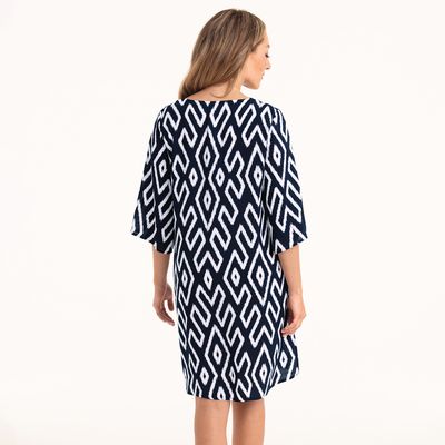 Tuniek Tribal Monotones 8625 - donkerblauw