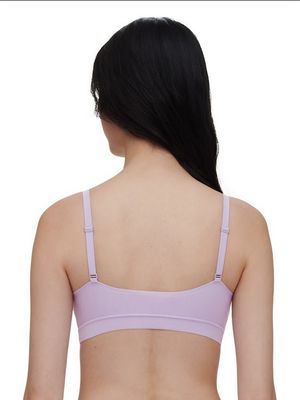 Softstretch Top met kant C11GQ9 - lavandin