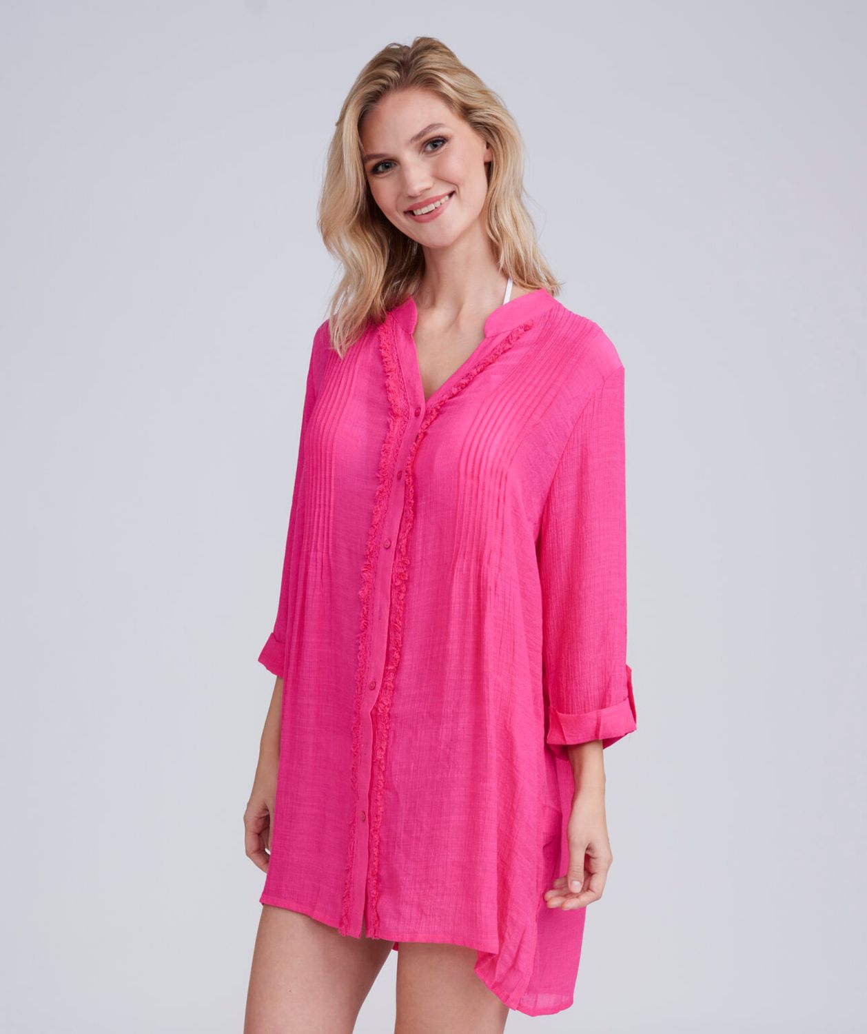 Reeva Beach Dress - hot pink