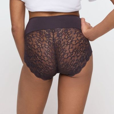 Color Studio Tailleslip met kant 0521631 - sweet chocolate