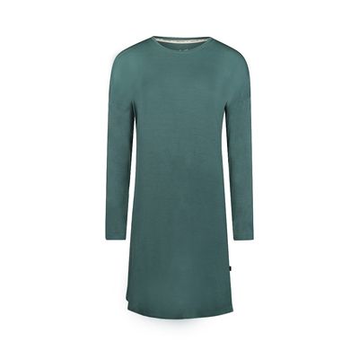 Nachthemd lange mouw 57142 - teal green