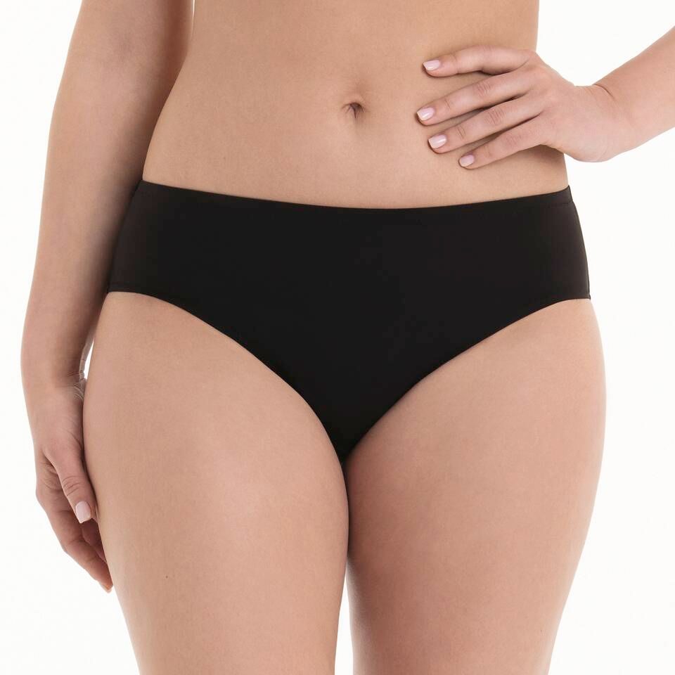 Bikini Slip Comfort Botton 8709 -zwart