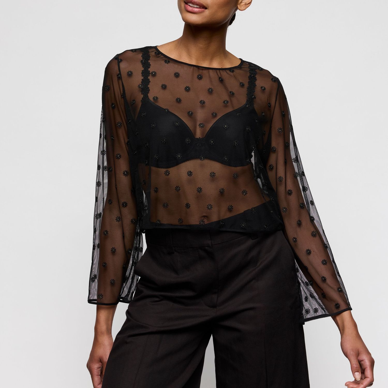 Top Daisy 0803029 - zwart