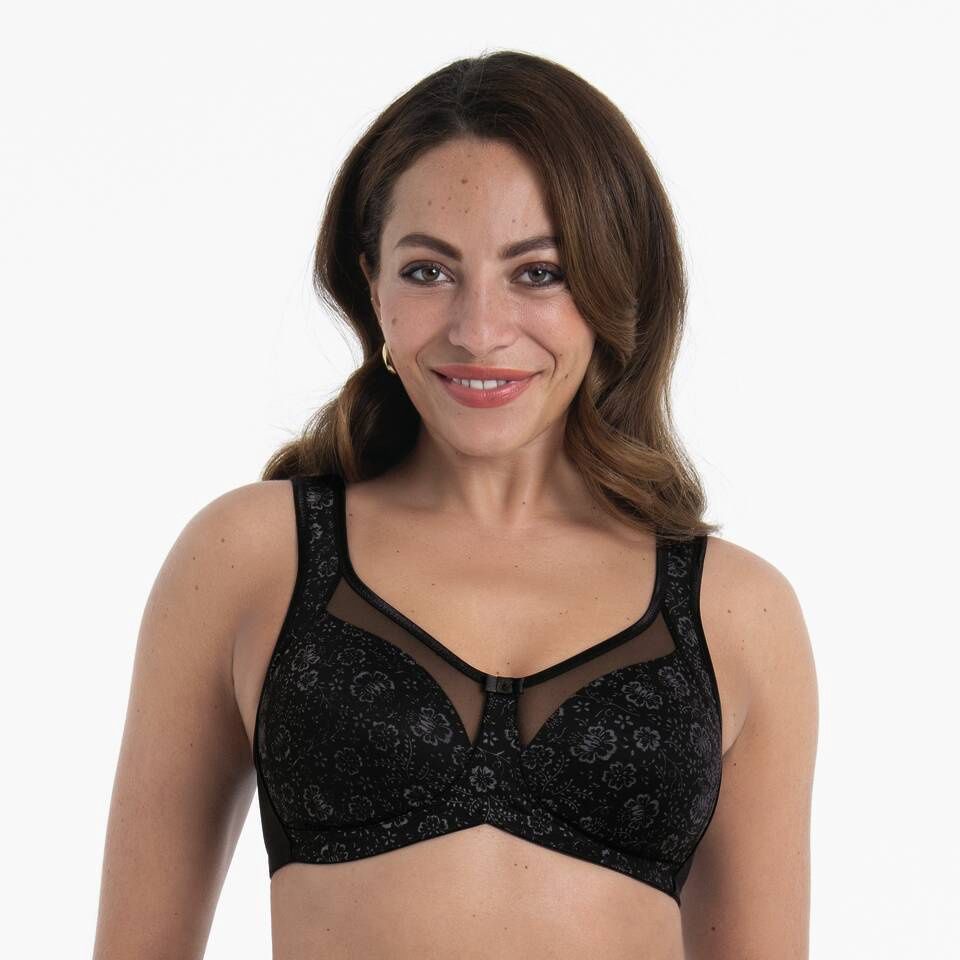 Comfort bh zonder beugel Clara art 5874 - antraciet