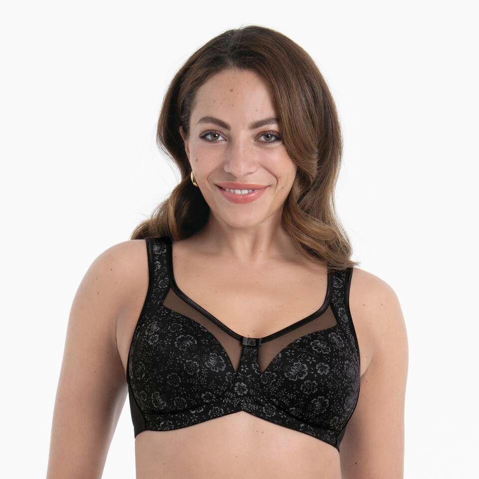 Comfort bh zonder beugel Clara art 5874 - antraciet