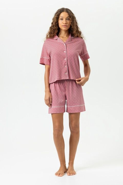 Pyjama korte mouw 1240121 - soft rosewood
