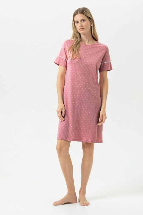 Nachthemd korte mouw 1230144 - soft rosewood