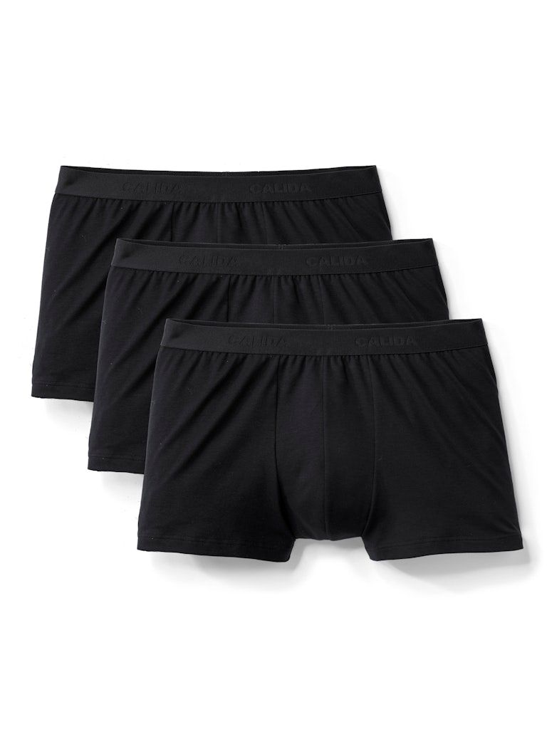 Short Natural benefit 3-pack 26341 - zwart