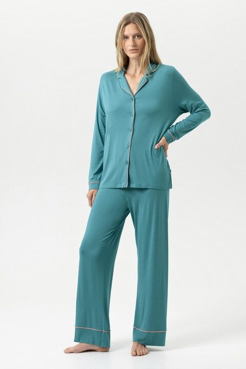 Pyjama met knopen 1240057 - teal dream