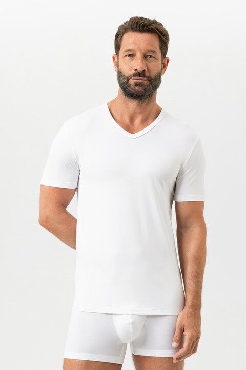 T-shirt v-hals Iconic Modal 2110028 - wit