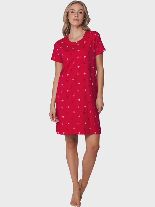 Nachthemd korte mouw 111261-626-2 - dark pink