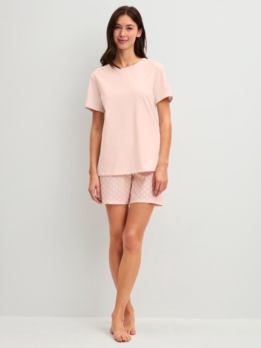 Pyjama korte mouw 45794 - pearl