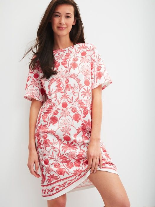 Nachthemd korte mouw 30108 - rose