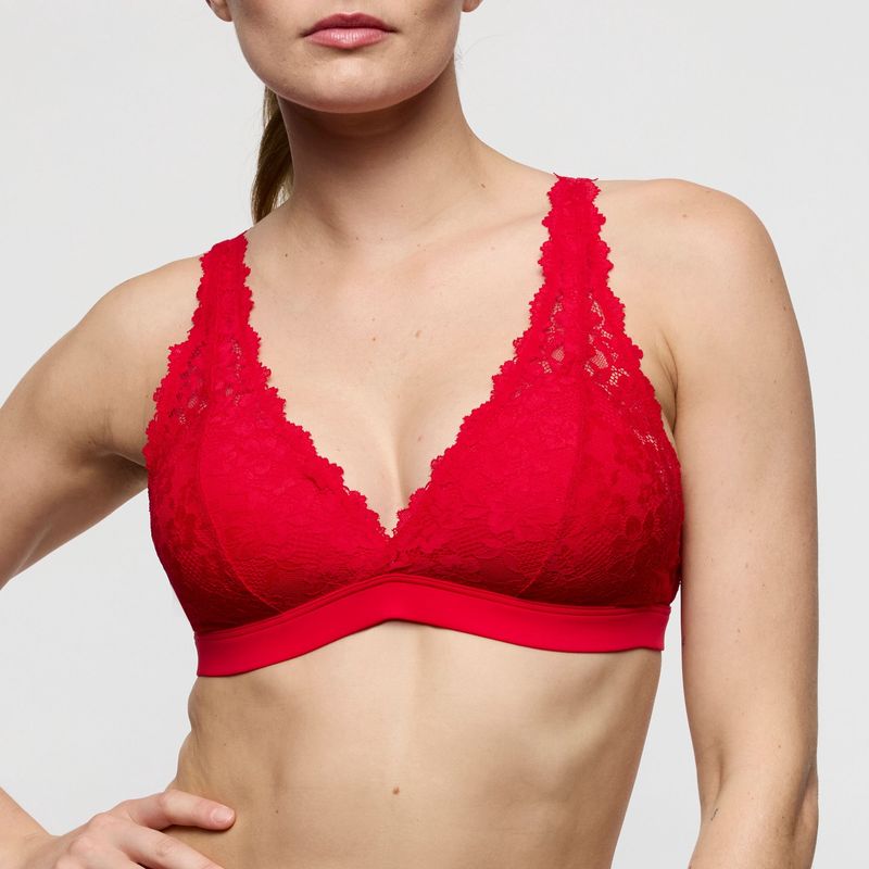 Voorgevormde Bralette  Soft Studio 0103044 - true red