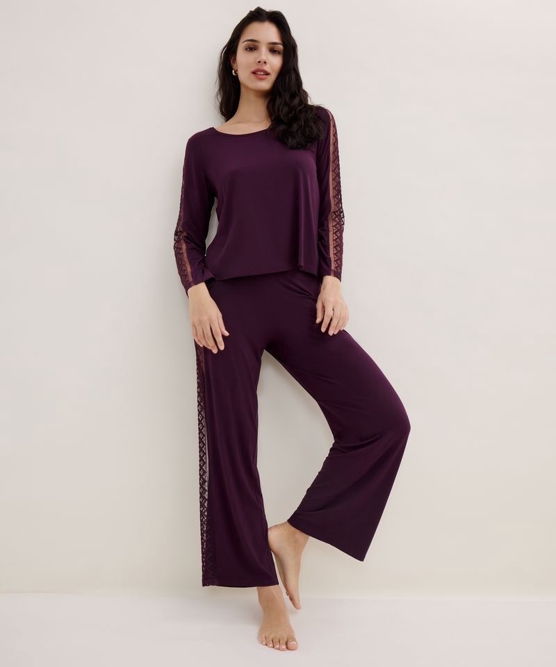 Sleepwear 5L60 - deep berry