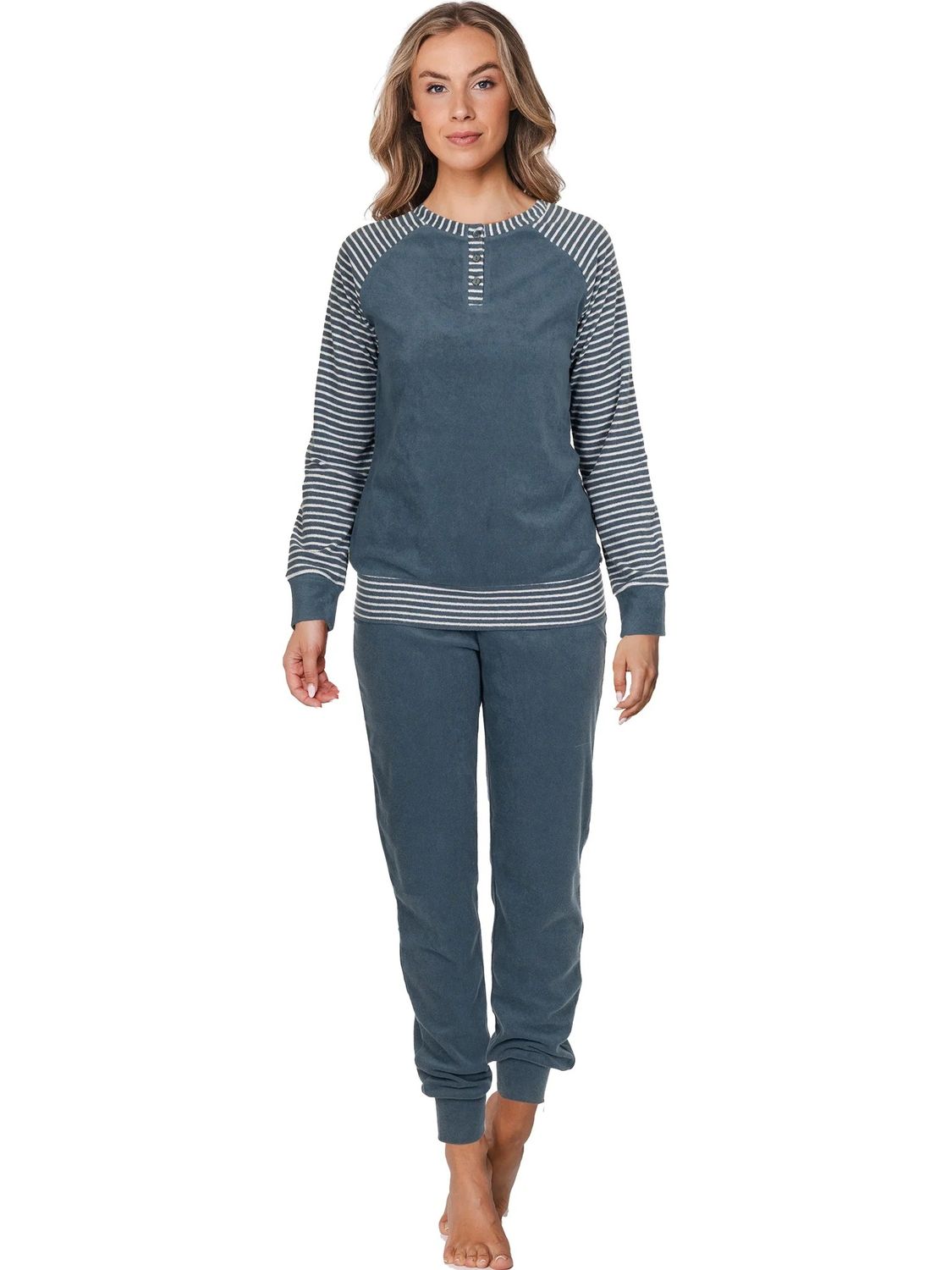 Pyjama lange mouw 121199-104-1 - dark blue