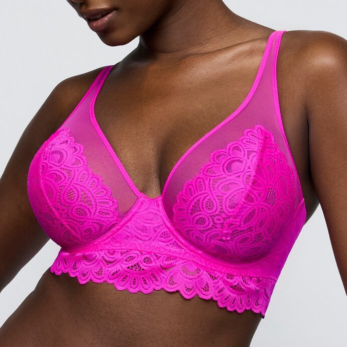 Plunge Bh Dear Night 0142636 - Influencer Pink