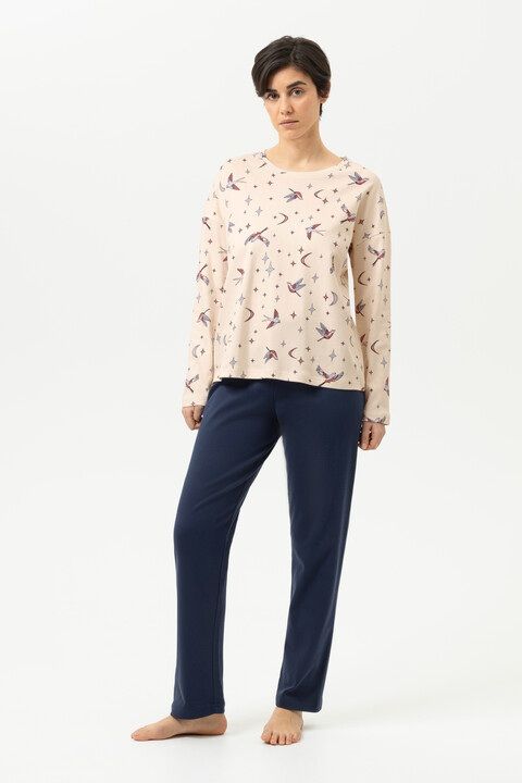 Pyjama lange mouw 1240147 - almond milk