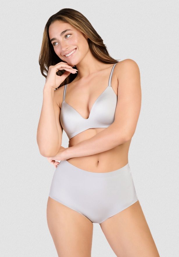 Maxi Secrets met kant 31758 - silver shimmer