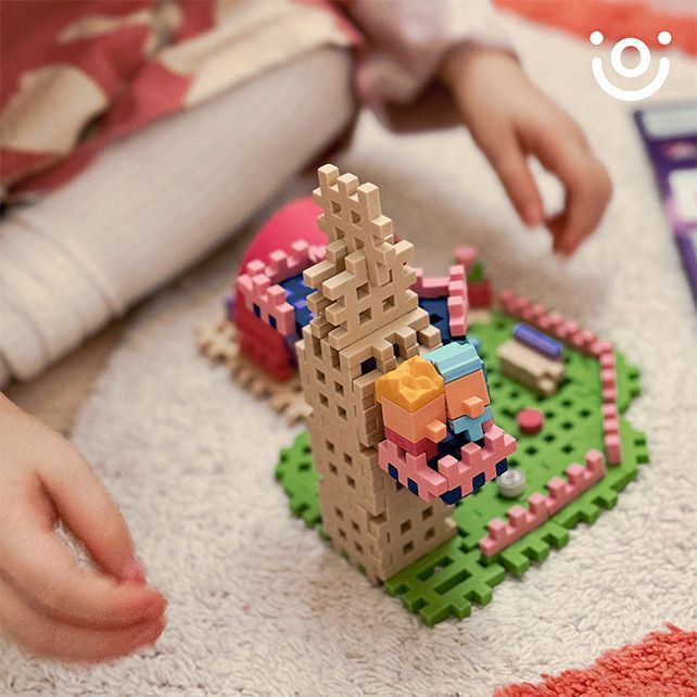 Marioinex | Mini Wafel Blokken - Prinses: Magische Toren (80 stuks)